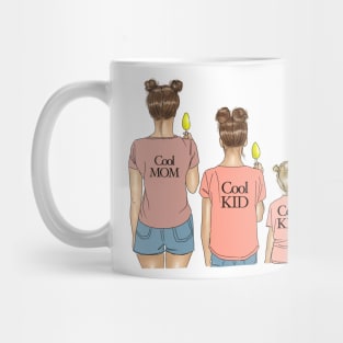 Cool mom and kidS Mug